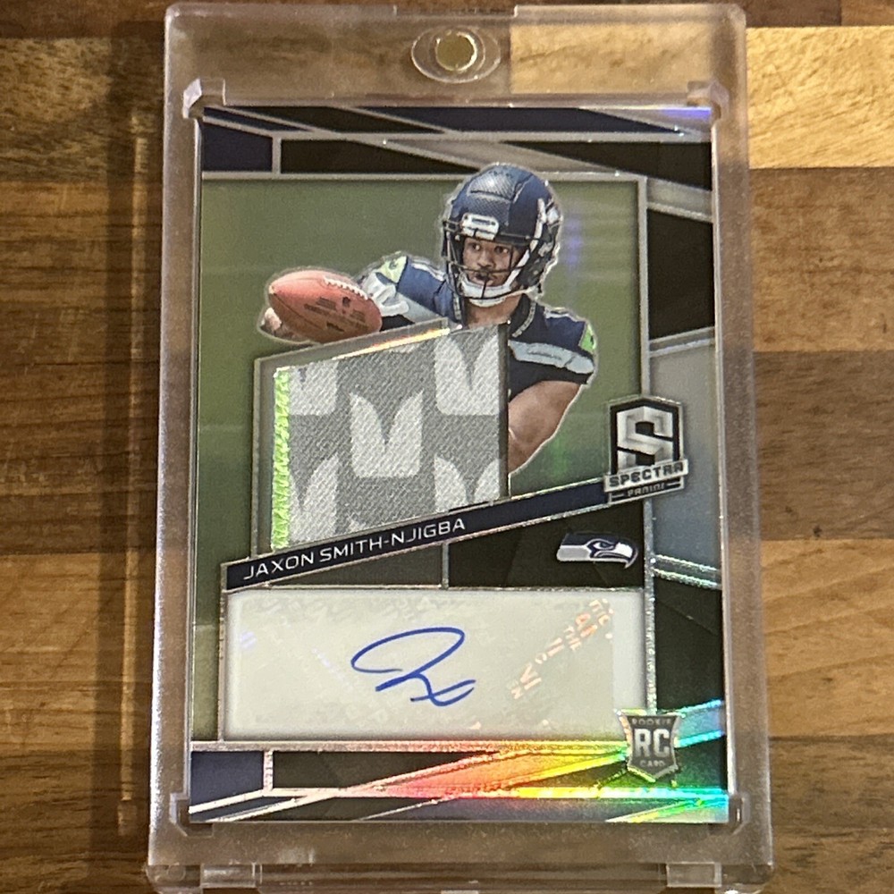 2023 Panini Spectra JAXON SMITH-NJIGBA Rookie Patch AUTO /99 Hyper Prizm RC NFL
