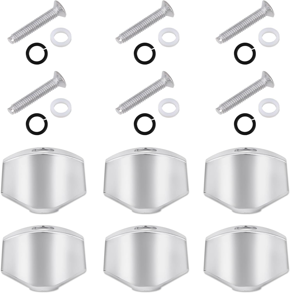 6PCS Metal Guitar Tuning Pegs for Acoustic and Electric Guitars Replacements