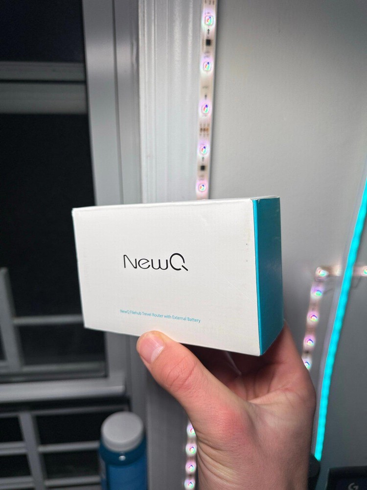 NEW SEALED Filehub AC750 Travel Router Portable Hard Drive SD Card Reader & Mini