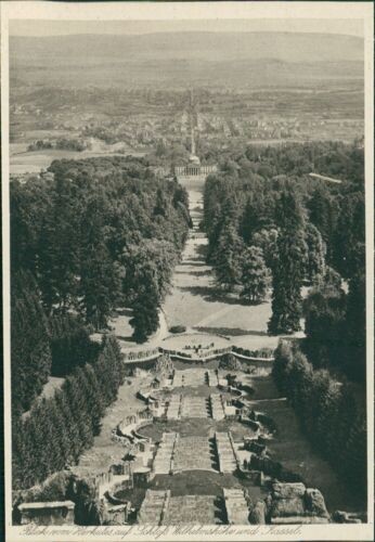Ansichtskarte Wilhelmshöhe Kassel 1929 Herkules Schloß Kassel (9776)