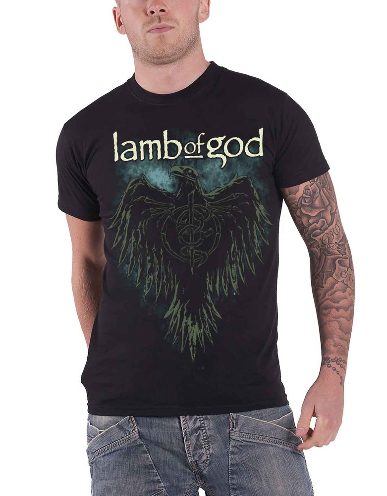 Lamb Of God Phoenix Rising Band Logo Official Mens Black T-Shirt
