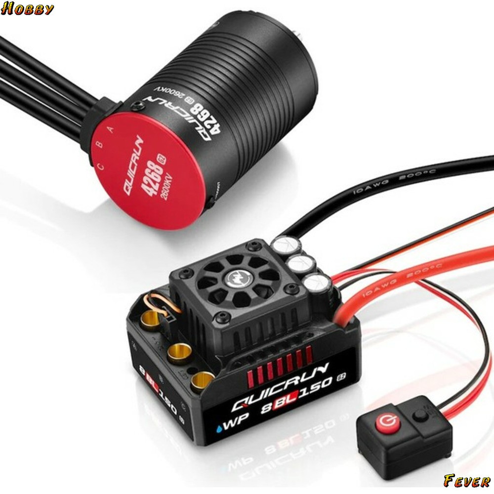 Hobbywing 38030400 Quicrun 8bl150 G2 Esc with Ezrun 2600kV 4268l G2 Motor Combo
