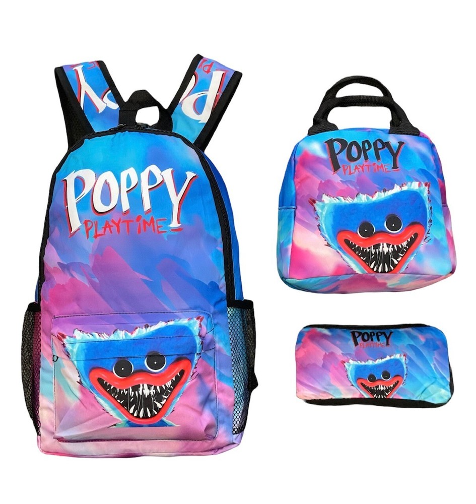 Stylish Kids Backpack Set with Lunch Bag and Pencil Case for School-image