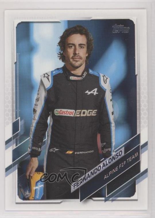 2021 Topps Formula 1 F1 Drivers Fernando Alonso #9.1