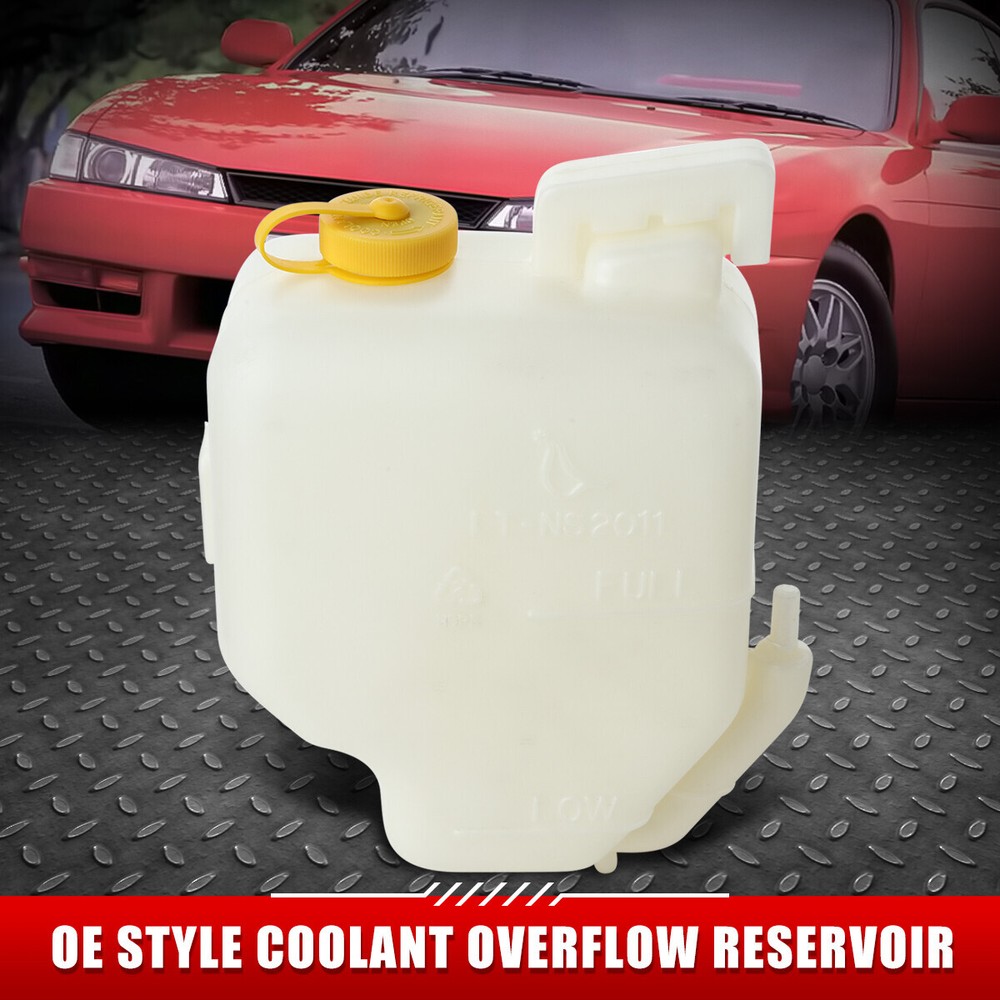 FOR 91-99 MAXIMA SENTRA OE STYLE COOLANT OVERFLOW RESERVOIR TANK BOTTLE W/ CAP