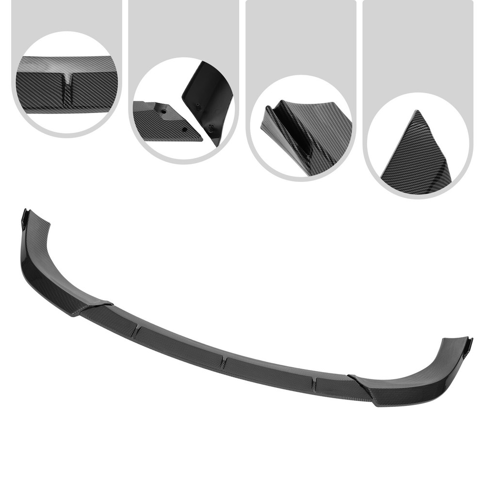 For 2017-2021 Jeep Grand Cherokee SRT Front Bumper Lip Spoiler?Set?With Screws