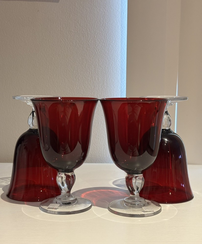 Water GobletCasual Settings Ruby by CRISTAL D'ARQUES-DURAND