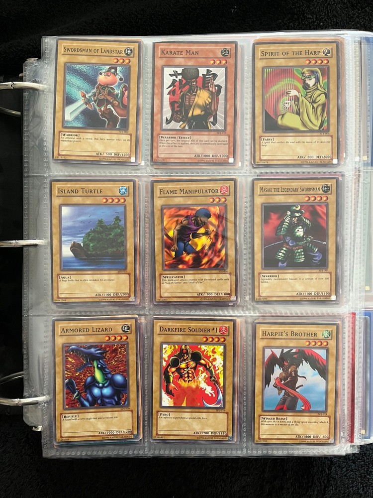 Yugioh Card Lot with Hundreds of Cards from Various Sets Including 1st Editions
