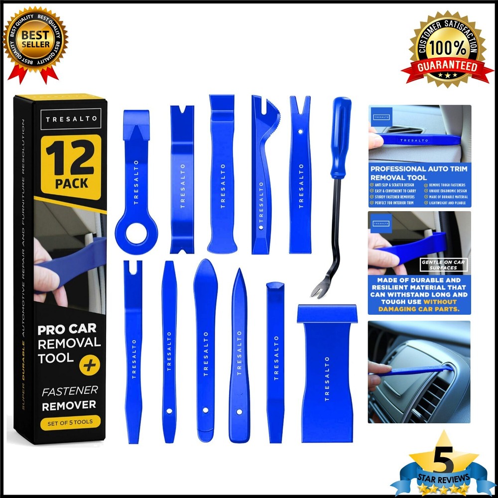12pcs Car Trim Removal Tool Kit - High Quality Trim Removal Tools for Cars, N...