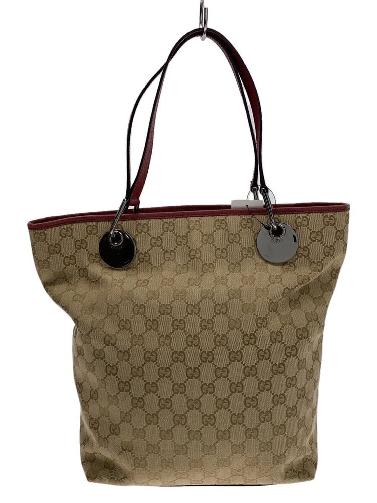 GUCCI Beige Canvas Tote Bag Style 120836 002058