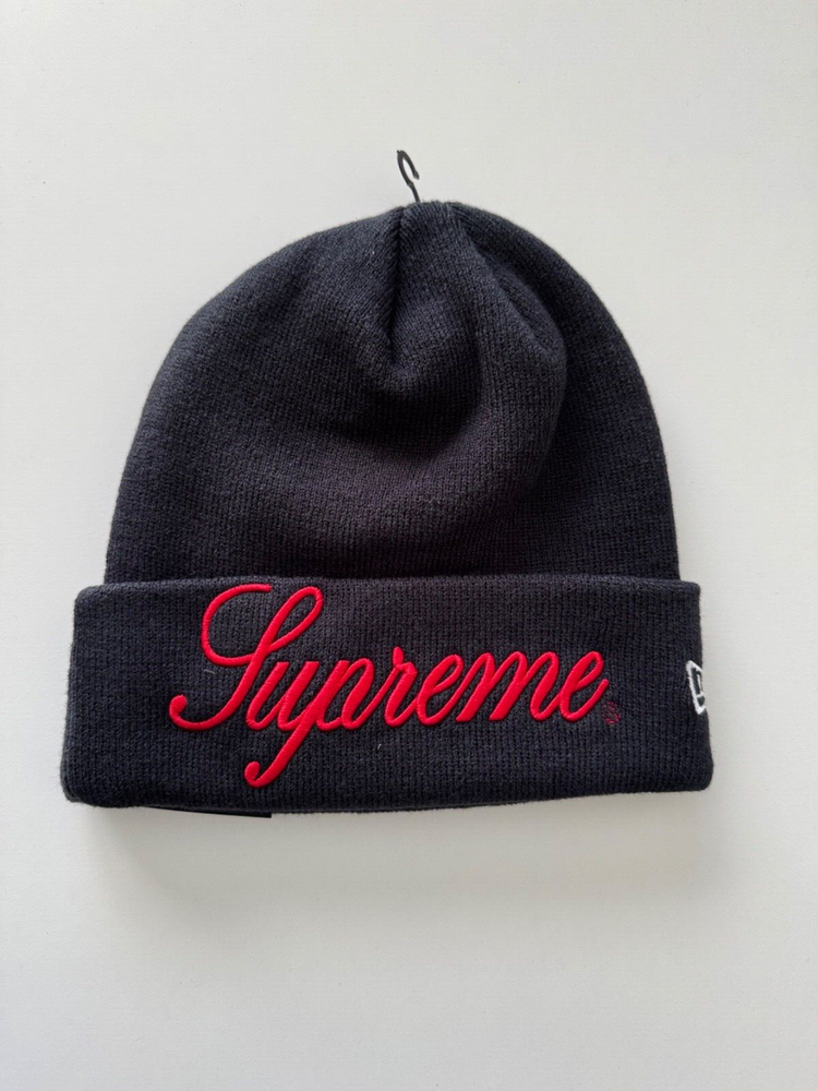 Supreme New Era Box Logo Beanie Black Supreme New York 2024 Brand New