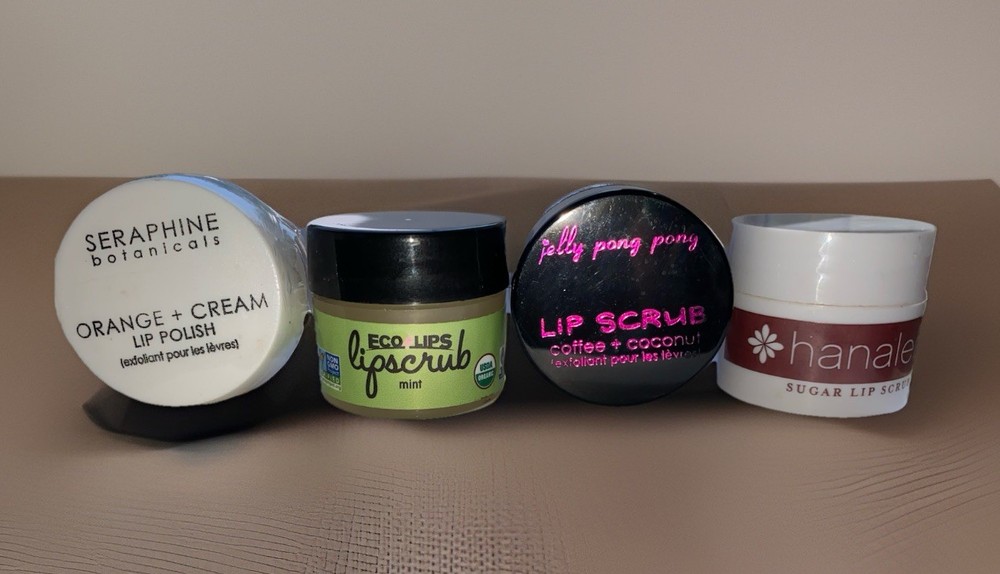 New Lip Scrub Bundle with Seraphine Botanicals, Jelly Pong Pong, Eco Lips & Hanalei