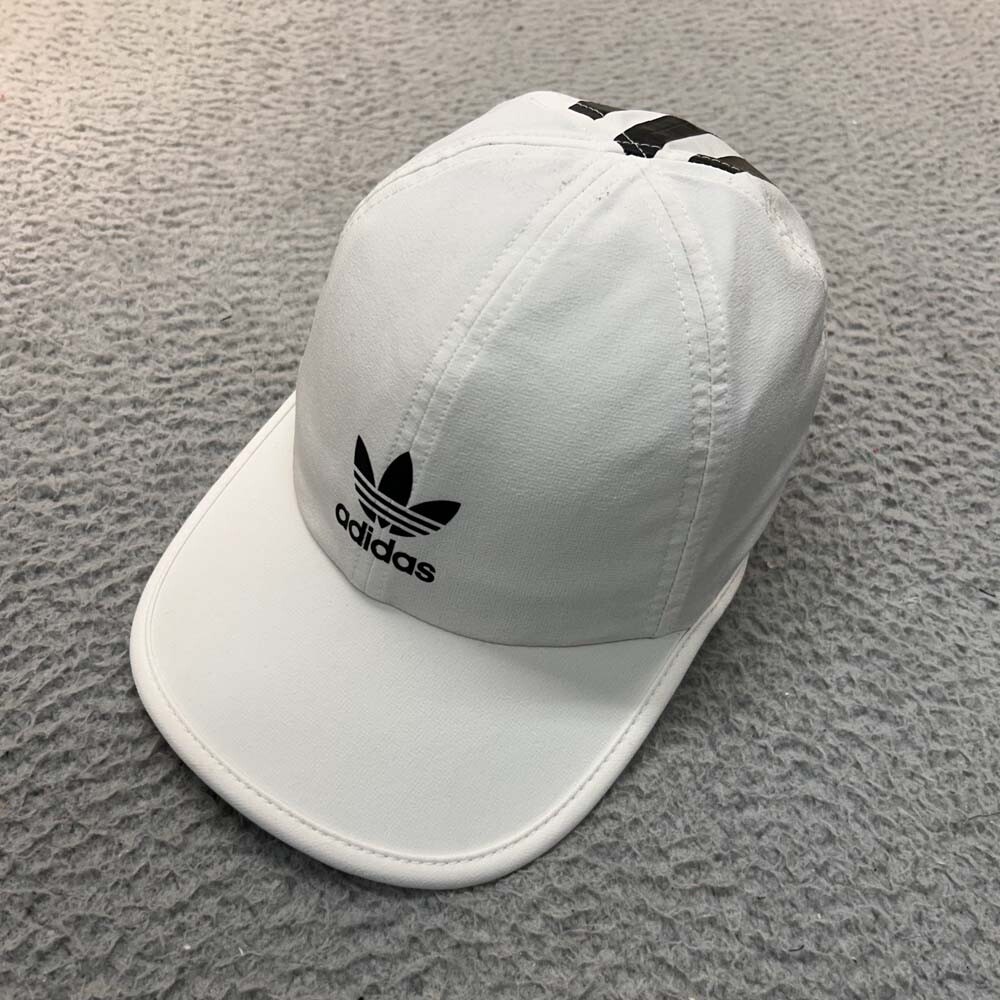 Adidas three Strip Panel Hat Cat  5 Panel One Size Adidas Running Lightweight