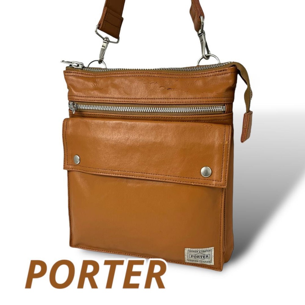 Porter Shoulder Bag Brown Unisex Men'S