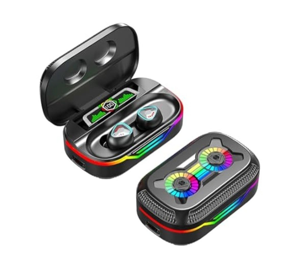 LED Power Display True Wireless Bluetooth Earbuds. Gaming