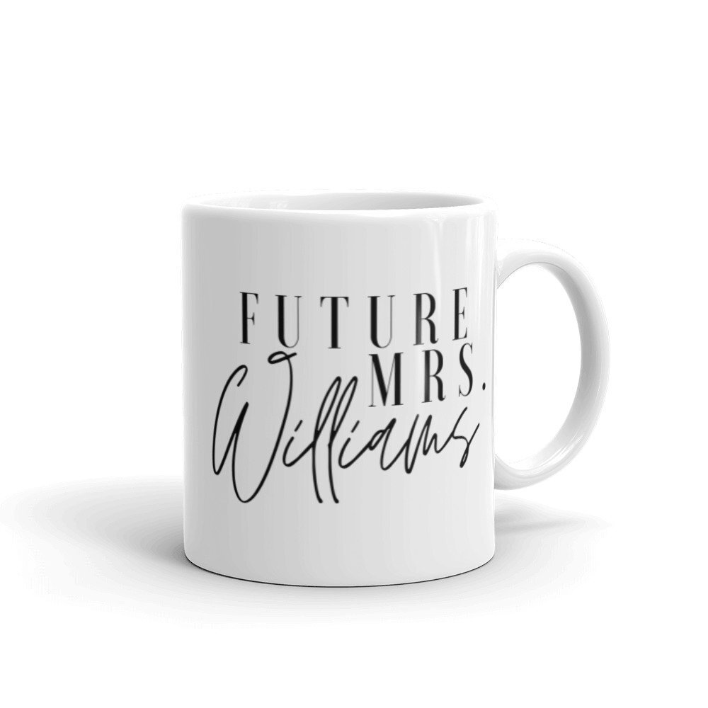 Future Mrs Mug Personalized Chic Future Mrs Mug Gift Camping Mug Engagement Gift