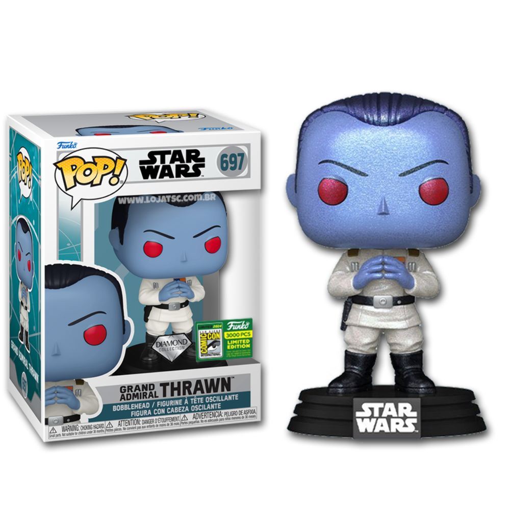 Funko POP! Star Wars: Grand Admiral Thrawn (Diamond)(2024 SDCC/3000 PCS) #697