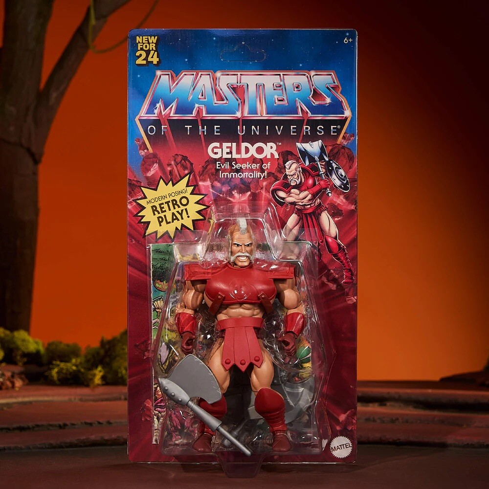 Masters of the Universe Origins Geldor Exclusive Mattel Preorder