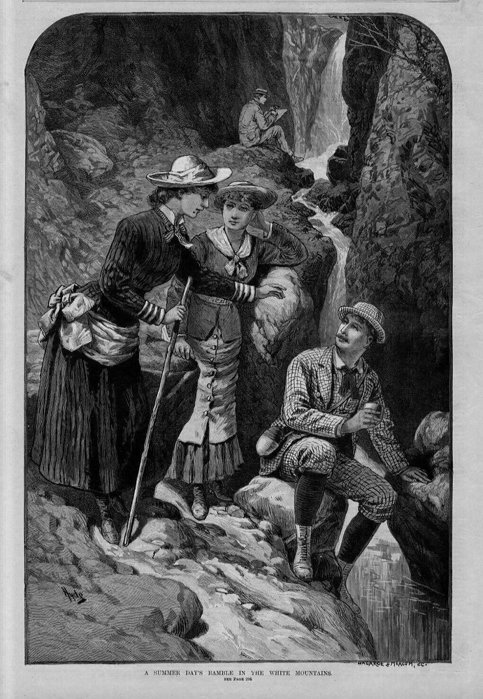 Artist Sketchbook: White Mountains Brook Flirtation Summer Ramble