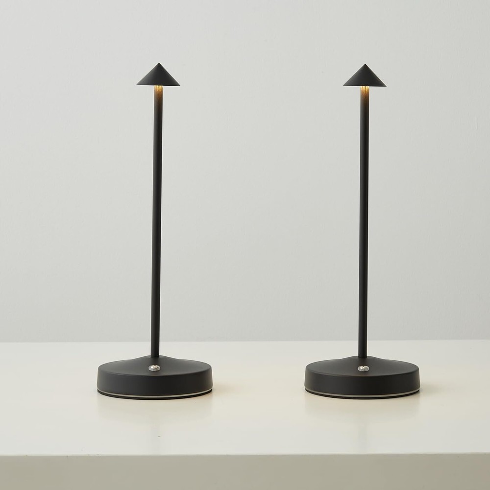 2 PACK Cordless Lamps 2 Leve... Battery Rechargeable Table Lamp Portable Lamps