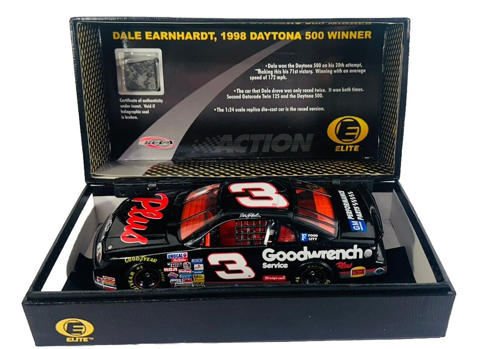 1998 Dale Earnhardt Goodwrench Daytona 500 Win Raced Version Action Elite 1/24