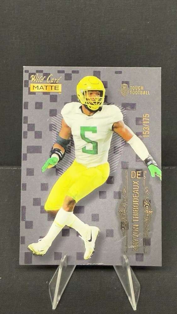 2022 Wild Card MATTE Touch Football - Kayvon Thibodeaux (RC) /175 NY GIANTS