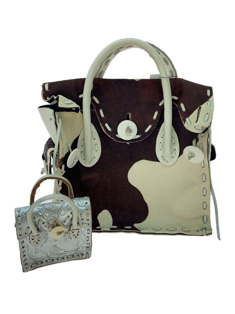 Carving Tribes ◆ Tote Bag / unborn calf / BRW / Animal Pattern