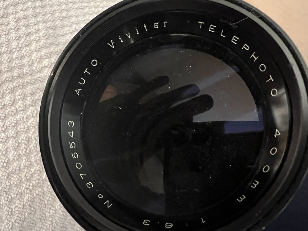 Vivitar 400mm f/6.3 Auto Telephoto Lens Model 3705543 Z Mount