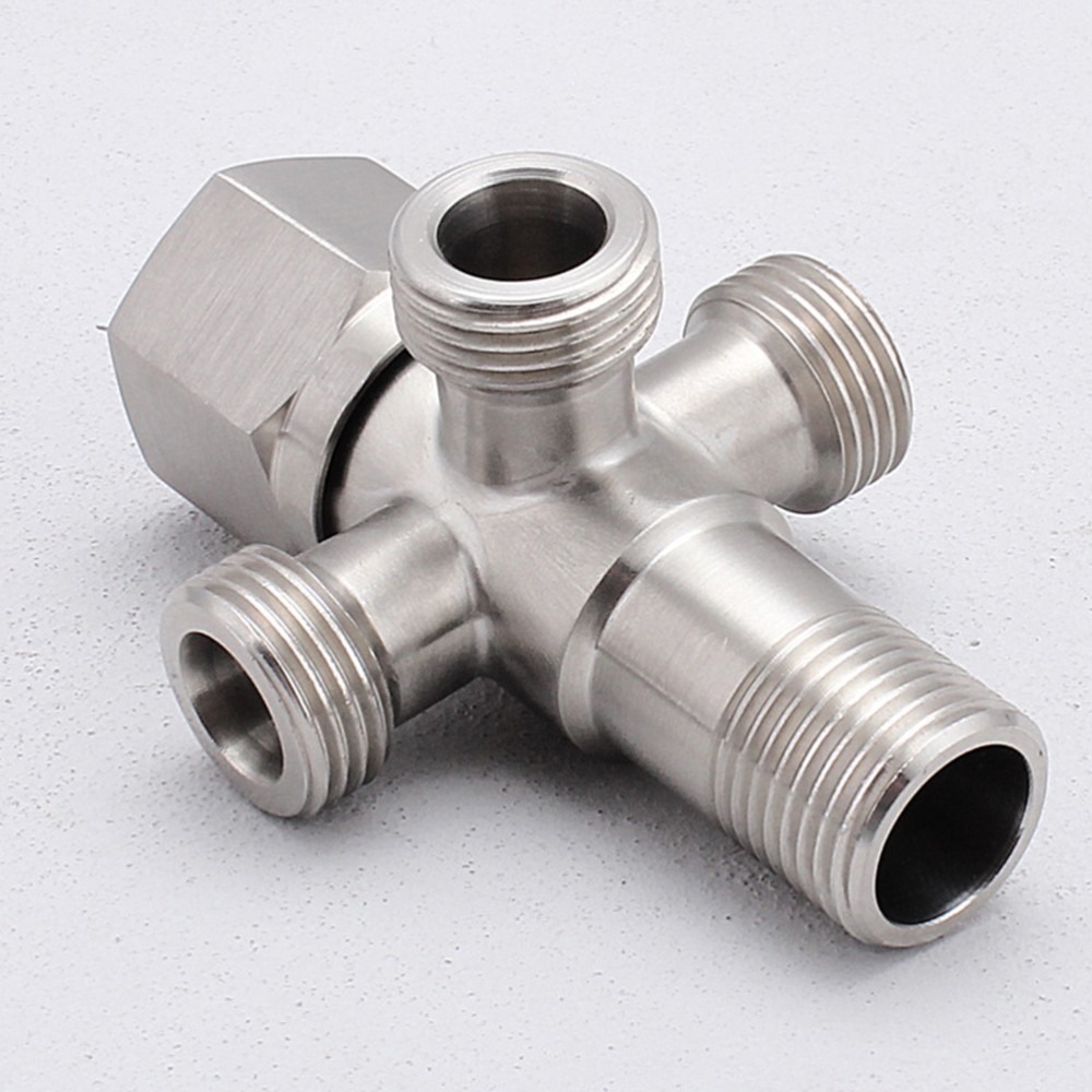 304 Stainless Steel Angle Valve for Toilet Cistern Fill with Triangular Gasket