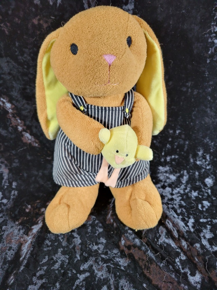Animal Adventure Rabbit Bunny Overalls Baby Chick 12 inches Collectible Easter