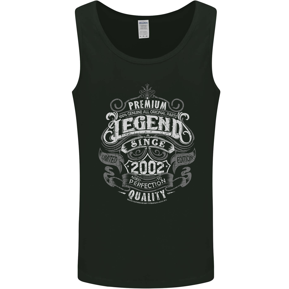 Premium Legend 23rd Birthday 2002 Mens Vest Tank Top