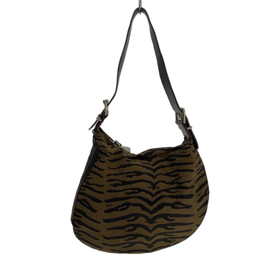 FENDI Brown Shoulder Bag Imported From Japan