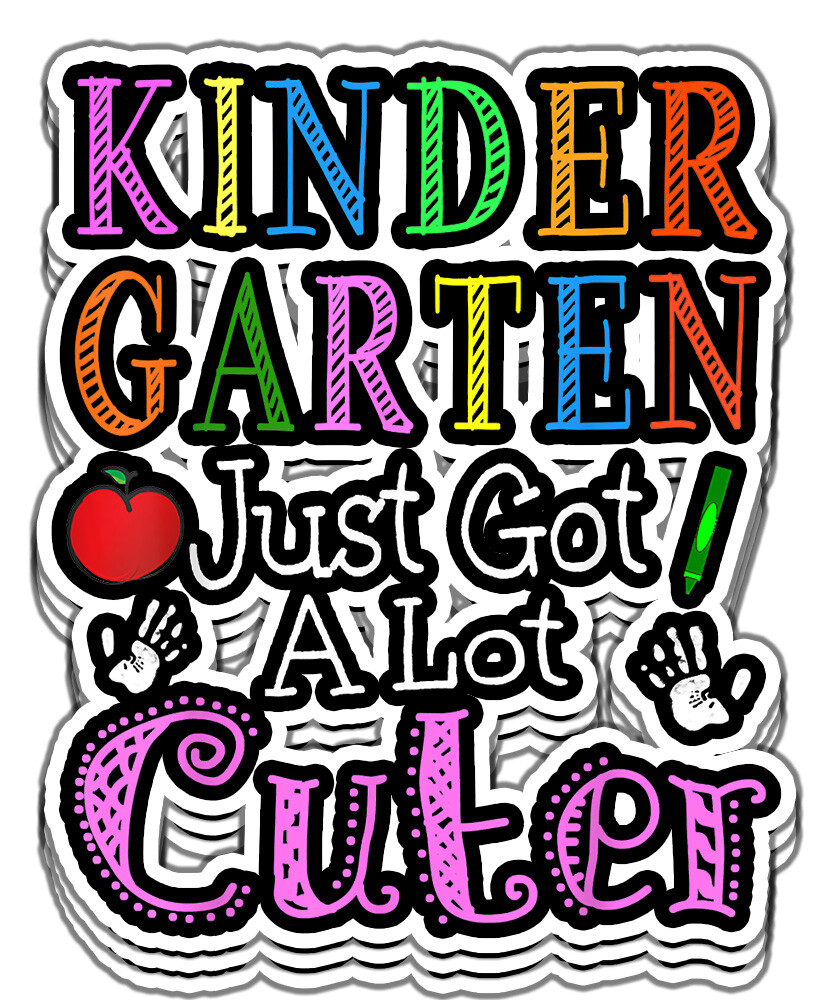 Back To School Fifth Grade Rocks Kiss-Cut Sticker, Vinyl Laptop Stickers-image