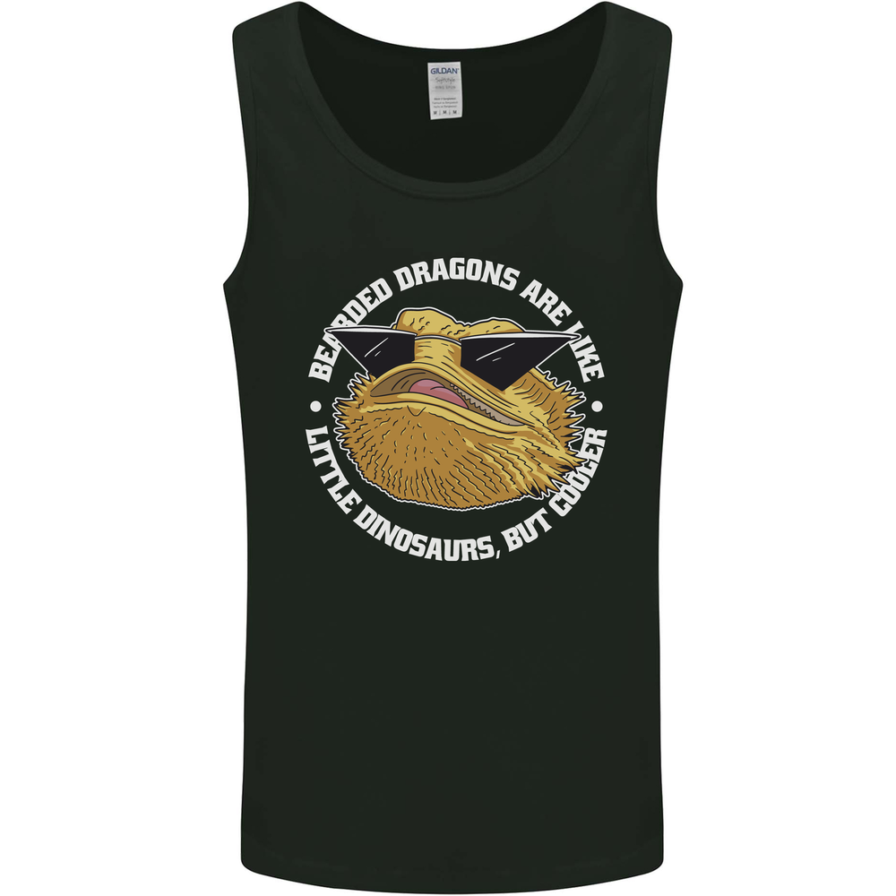 Bearded Dragons Like Little Dinosaurs Mens Vest Tank Top