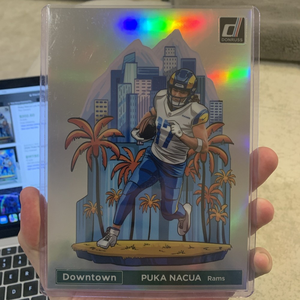 2024 Donruss football Puka Nacua Oversized Downtown #20 Rams