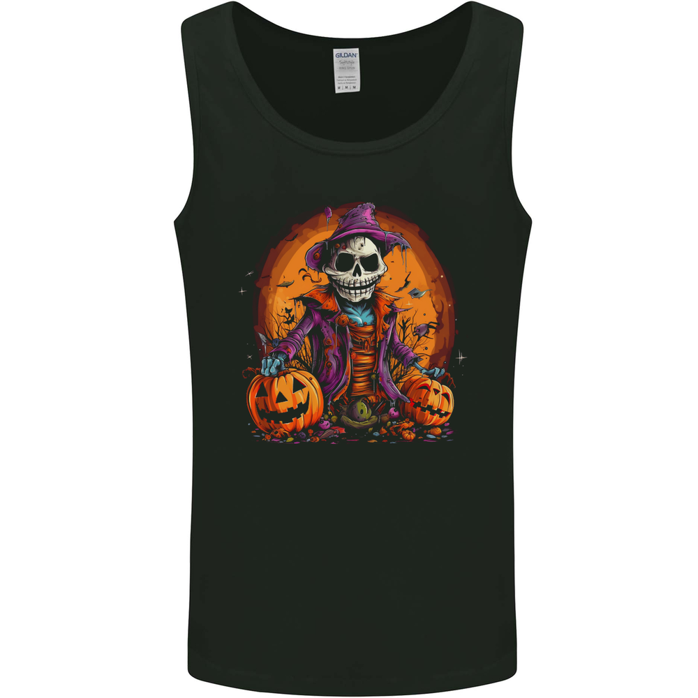 Jack Skeleton Halloween Skull Mens Vest Tank Top