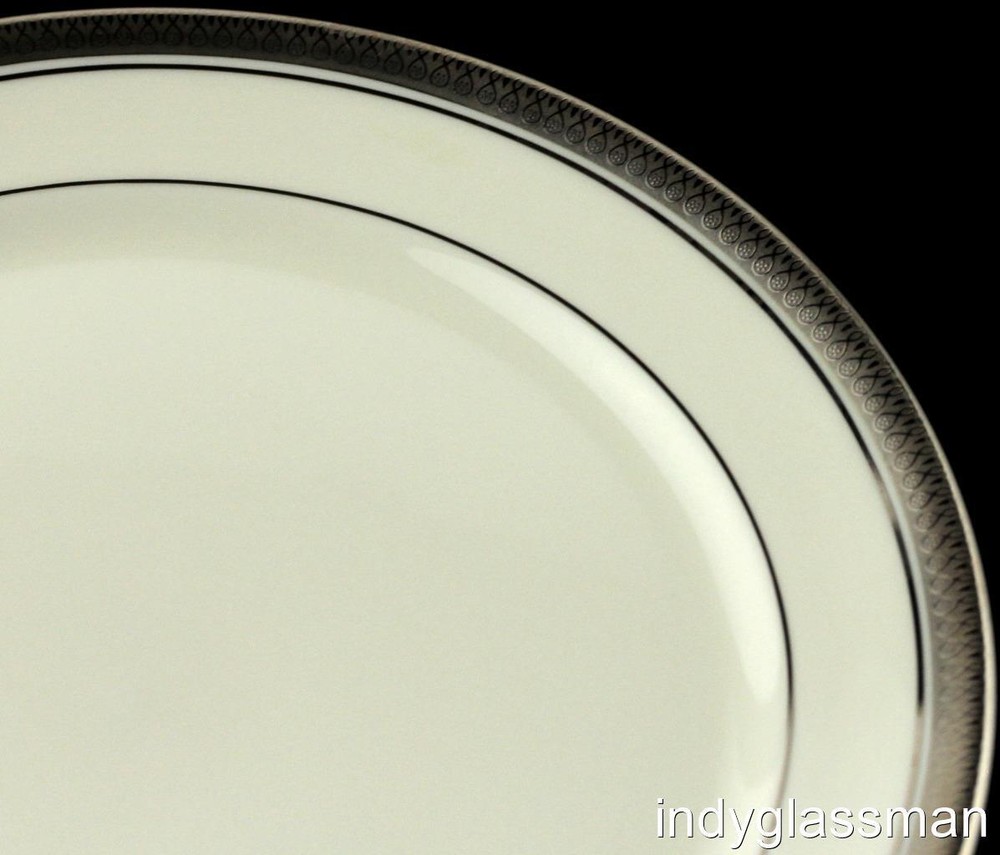 Pickard (USA) GENEVA IVORY PLATINUM Salad Plate UNUSED (12 left)
