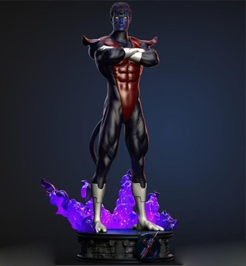 1/4 50cm Nightcrawler 3D Printing GK Figure Model Kit Unpainted Unassembled GK