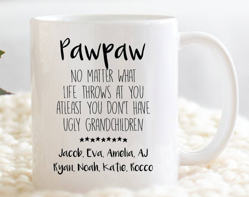 Personalized Gift For Pawpaw Funny Pawpaw Mug Christmas Birthday Cup For Pawpaw