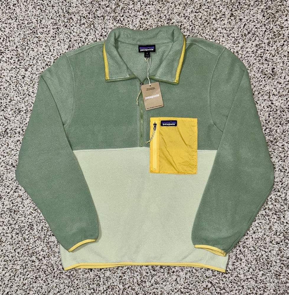 Patagonia Microdini 1/2 Zip Fleece Pullover Sweater Mens Size Large New