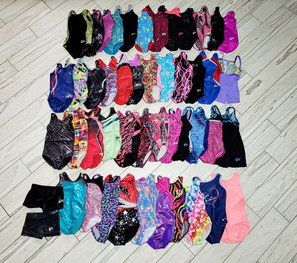 INVENTORY CLEARANCE SALE! Child XS and Small Gymnastics Dance Leotards GK Plum-image