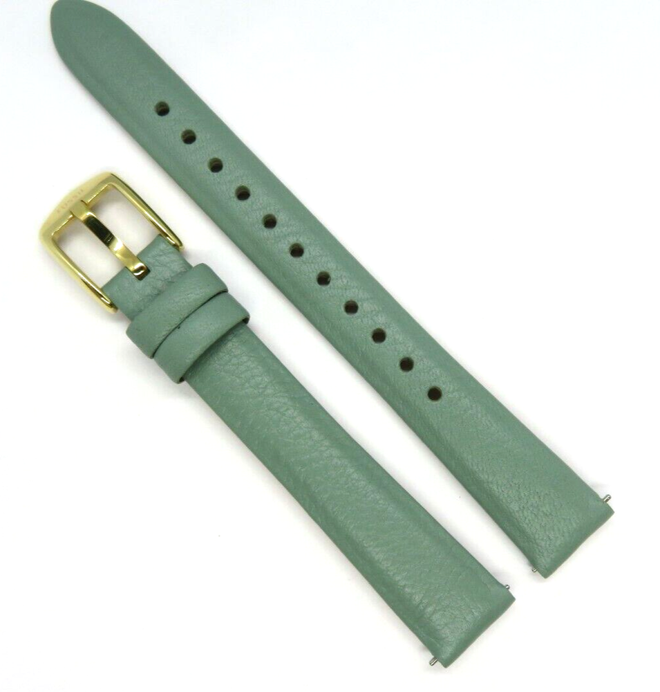Fossil Original Replacement Leather Strap ES5168 Watch Band Green 14mm