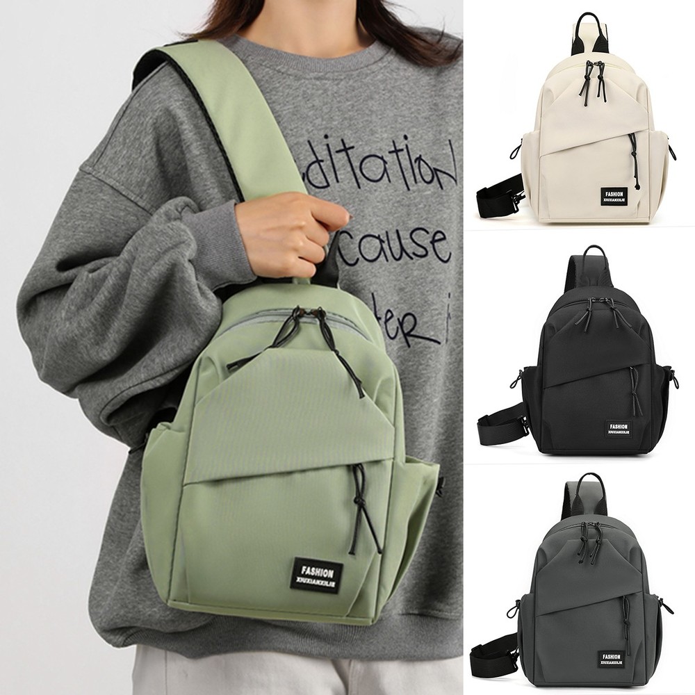 Women Men Sling Bag Chest Fanny Packs Cross Body Travel Shoulder Backpack Sports