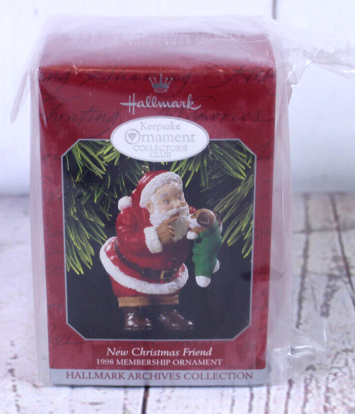 Hallmark Keepsake 1998 Christmas Friend Membership Club Ornament