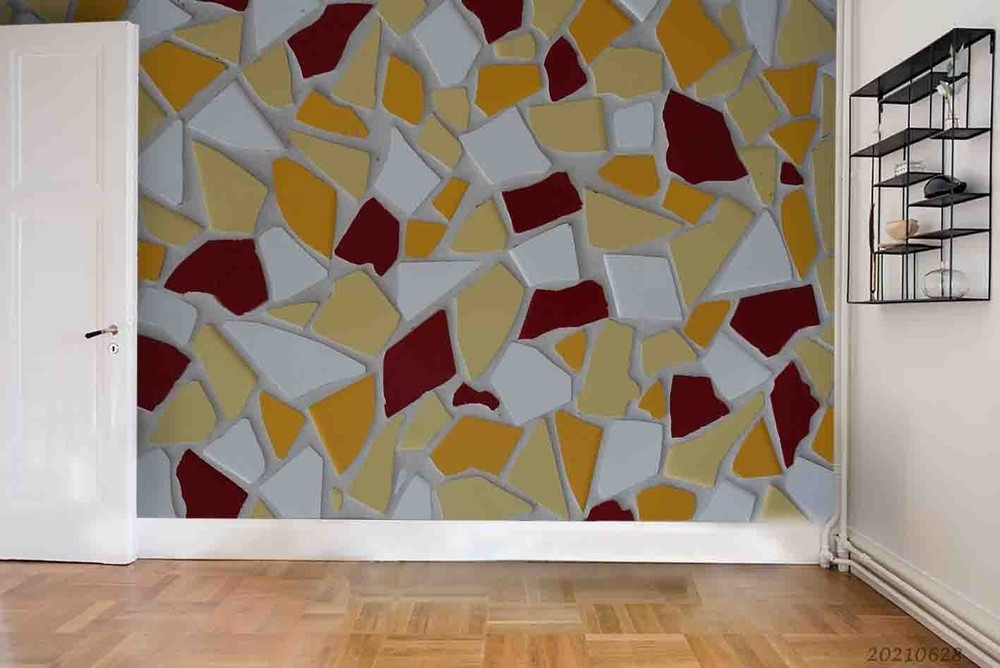 3D Marble Tile Closeup Wall Murals Wallpaper Murals Wall Sticker