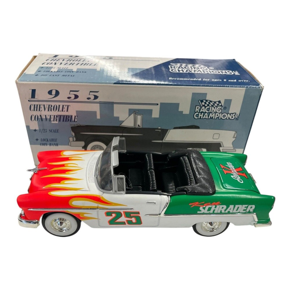 Ken Schrader NASCAR 55 Chevy Convertible Racing Champions Bank