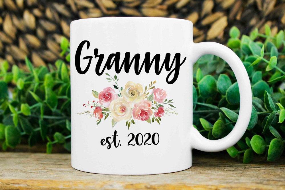 New Granny Gift Personalized New Granny Mug Promoted To Granny Granny Est Mug