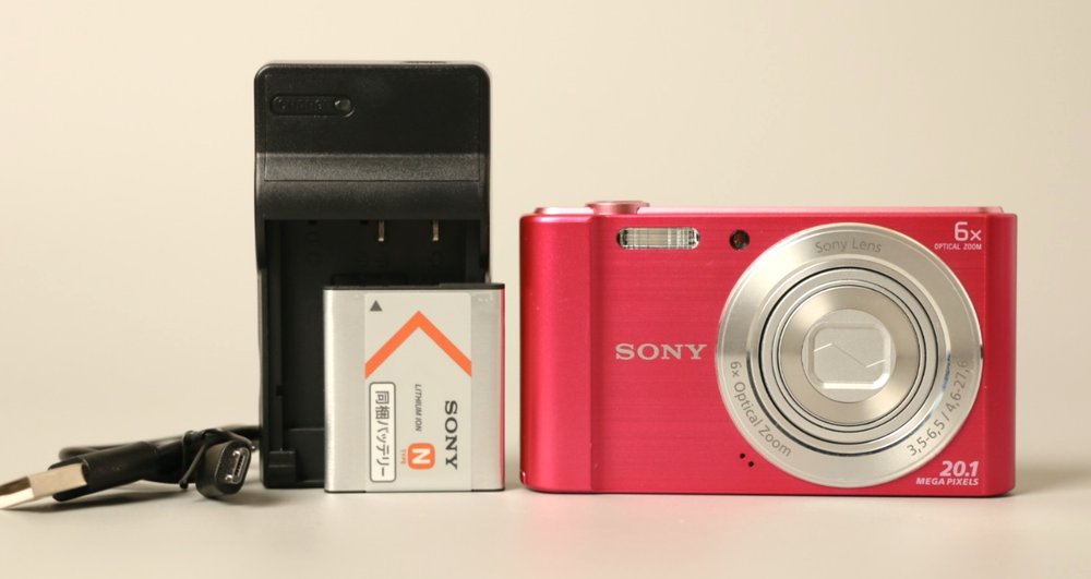 Sony Cyber-shot DSC-W810 20.1MP Pink Digital Camera Easy to Use Japan Import