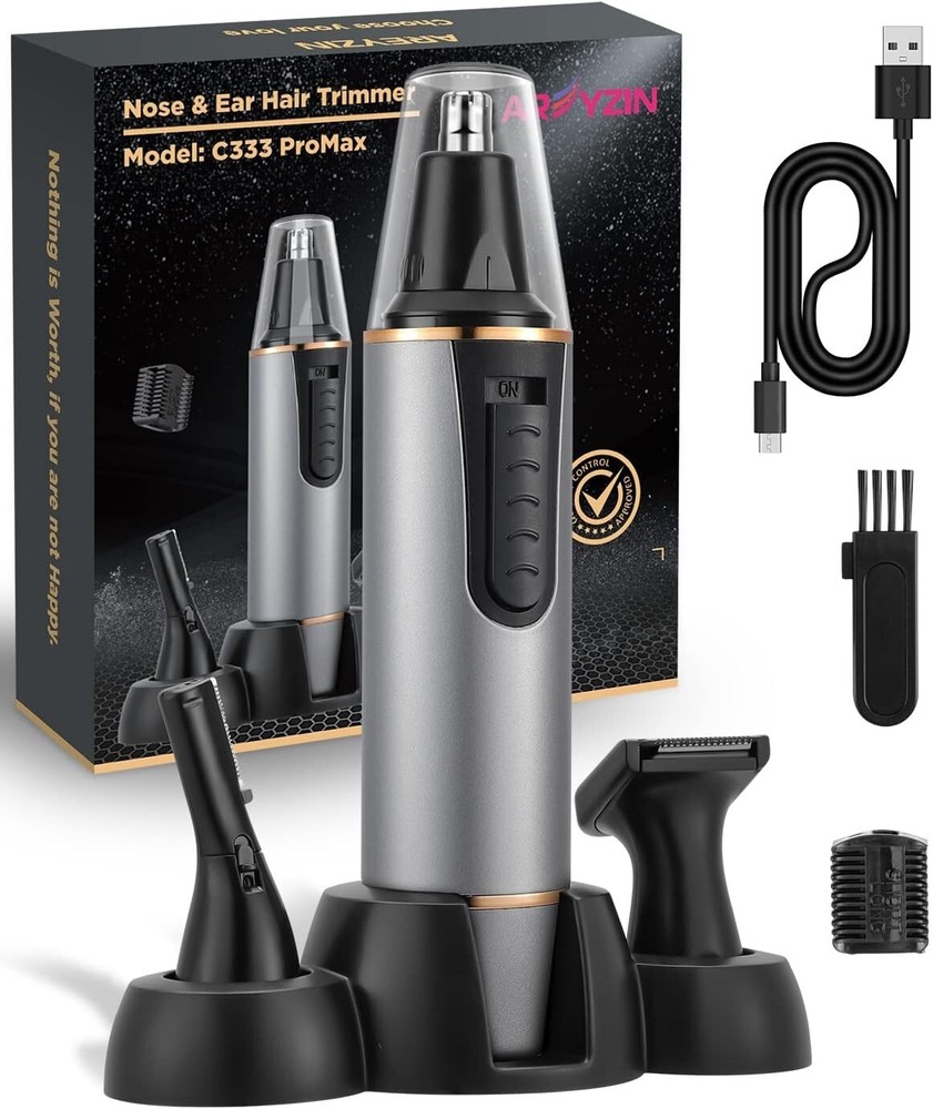 Waterproof Electric Groin Hair Trimmer for Men Body Shaver  
