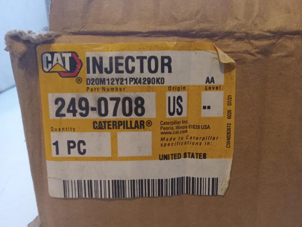 Caterpillar CAT C13 Diesel Fuel Injector Core 249-0708 OEM Same As 10R2977 CORE